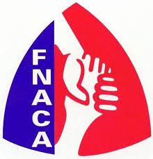 La FNACA dans nos murs, dans notre Marais Logo Anciens d'Algerie
